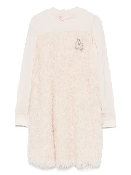 Dětské šaty Miss Blumarine bílé