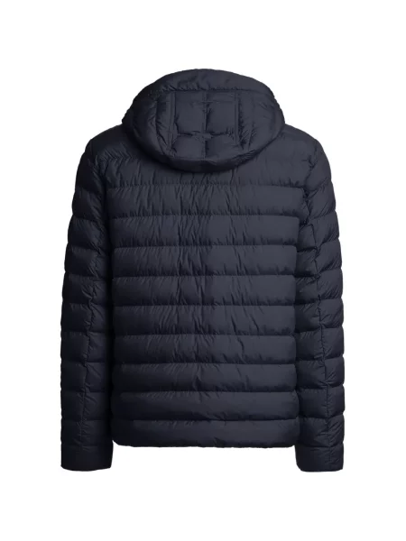 Geacă cu puf Parajumpers cu glugă albastru