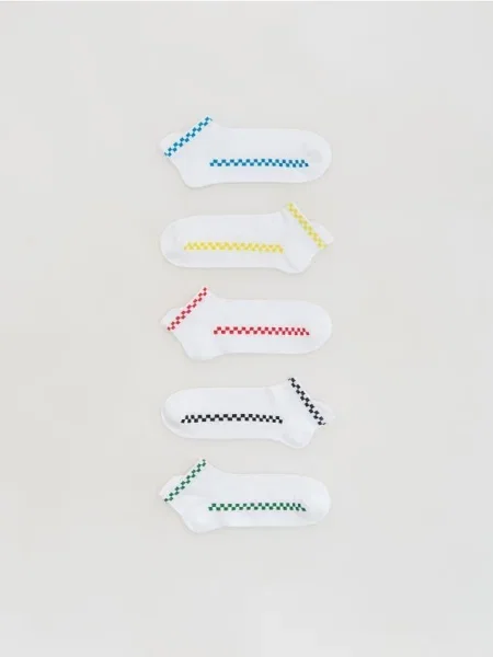 Reserved Шкарпетки набір з 5 білий