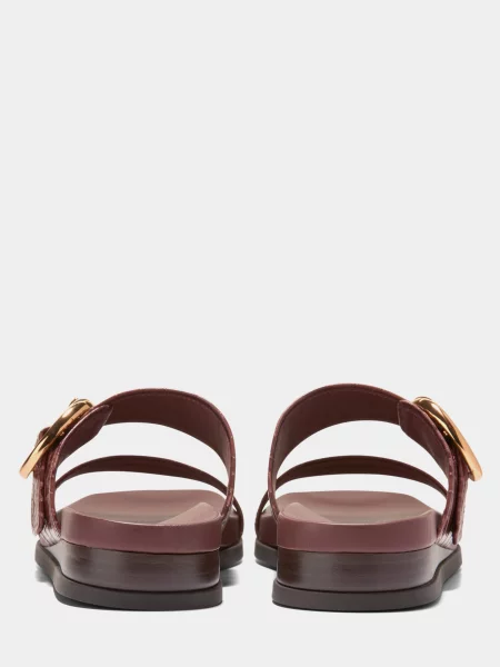Кожаные шлепанцы Cole Haan коричневые