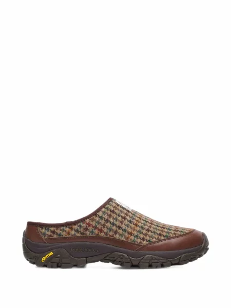Slip-on чехли Merrell от туид кафяво