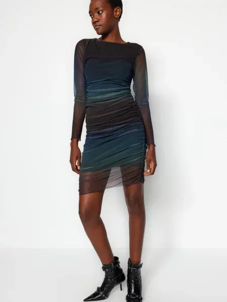 Rochie mini Trendyol gri