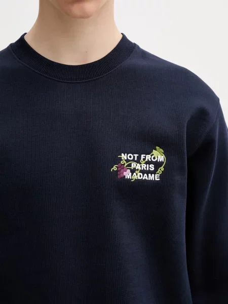 Drôle de Monsieur кофта Vine Embroidered Slogan