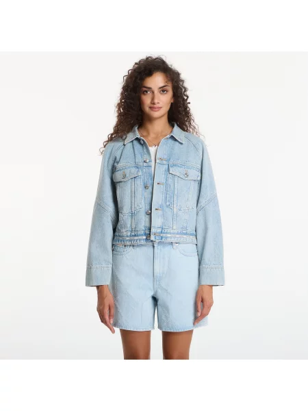 Kurtka Calvin Klein Jeans Branded Boxy Denim Jacket Fresh Water M