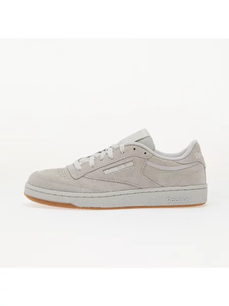 Замшеві кросівки Reebok Classic Club C 85 сірий