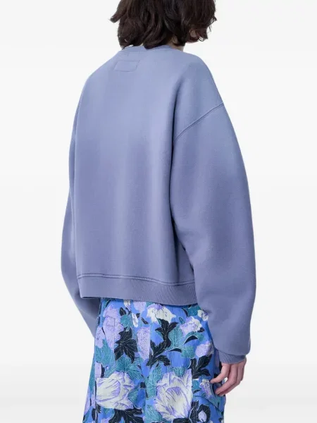 Hanorac Erl cu broderie violet
