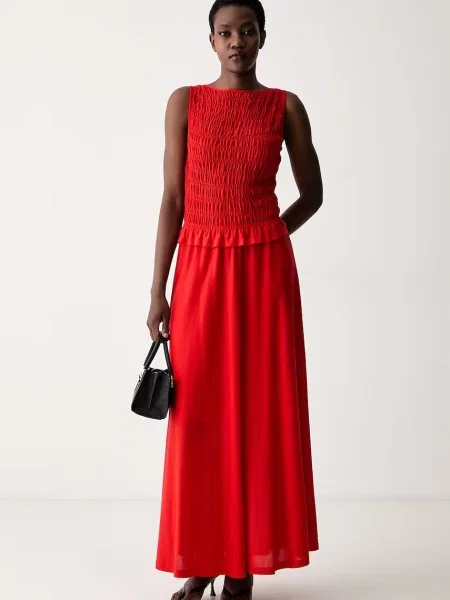 Tommy Hilfiger rochie evazată din lyocell