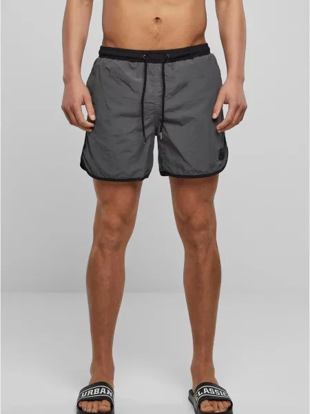 Slip de baie Urban Classics retro negru