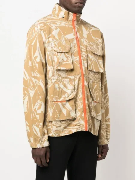Geacă Aries cu glugă cu model camuflaj