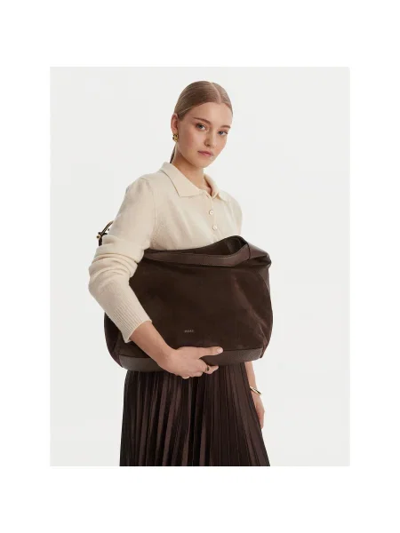 Geanta hobo Furla din piele maro