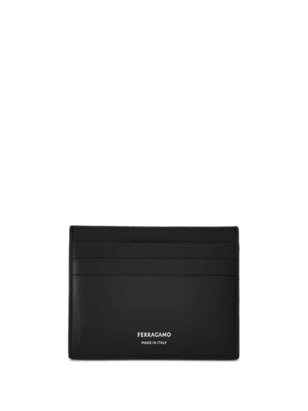 Portofel Ferragamo din piele clasic negru