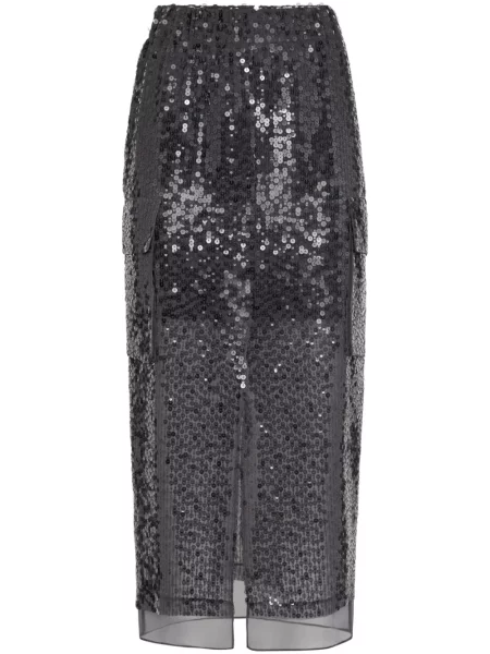 Fustă Brunello Cucinelli negru