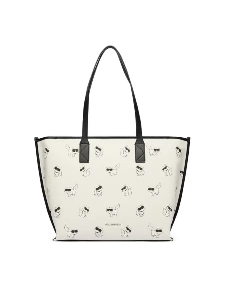 Karl Lagerfeld torebka shopper IKON biała