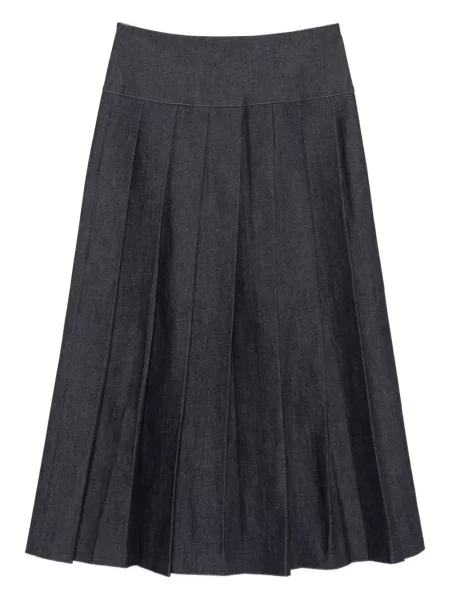 Spódnica jeansowa Alfie do kolan niebieska