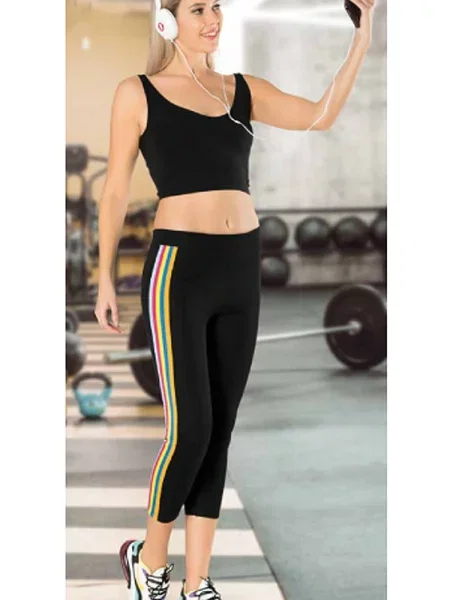 Леггинсы для спорта чорні