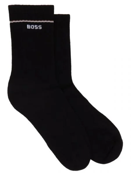 BOSS BLACK Șosete QS Iconic CC W negru