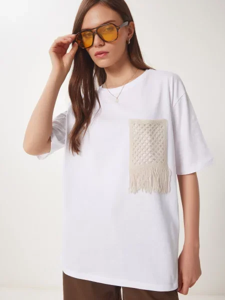 Happiness İstanbul Tricou alb