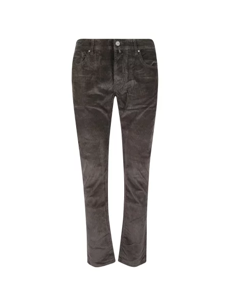 Pantaloni Jacob Cohën de catifea cord gri