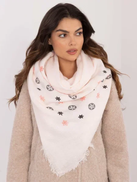 Fular Fashionhunters cu franjuri roz