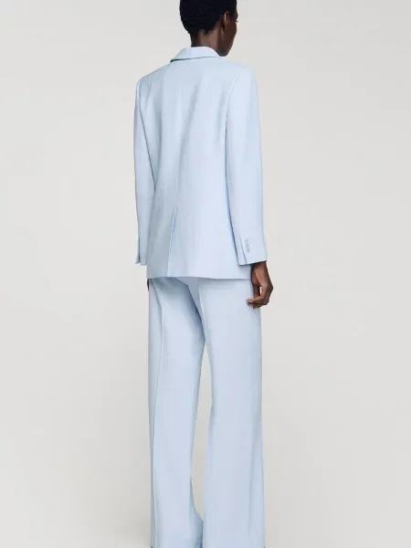 Смугастий піджак Sandro синій