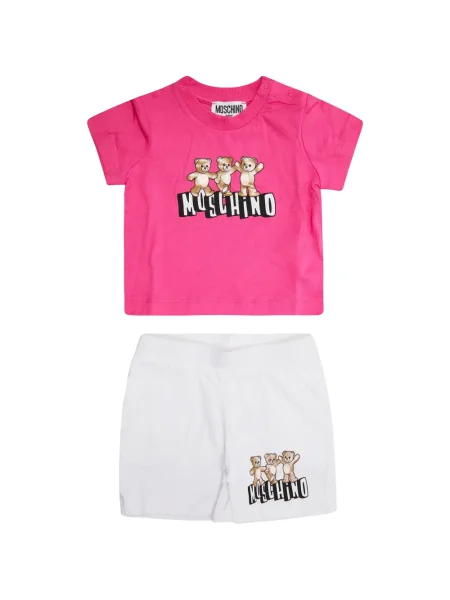 Koszulka dziecięca Moschino różowa