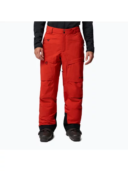Мъжки скиорски панталони Columbia Platinum Peak Insulated super sonic червено