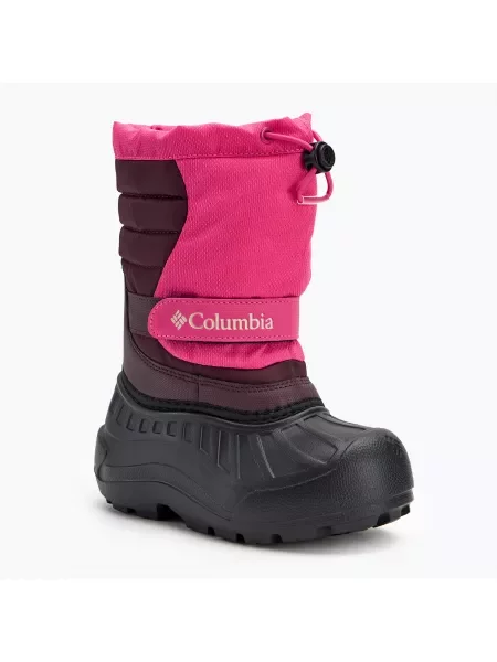 Śniegowce dziecięce Columbia Powderbug Snowlite pink ice/ moonvista różowe