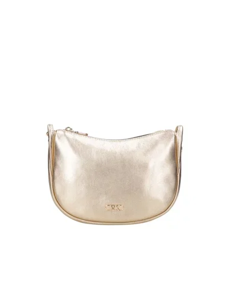 Torebka Michael Kors skórzana z logo żółta