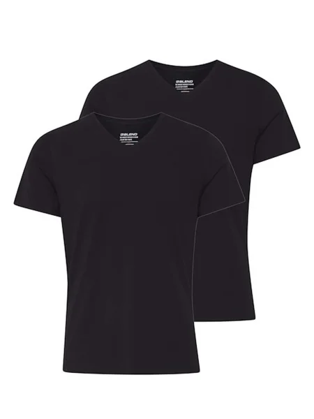 BLEND Tricou Nico' negru