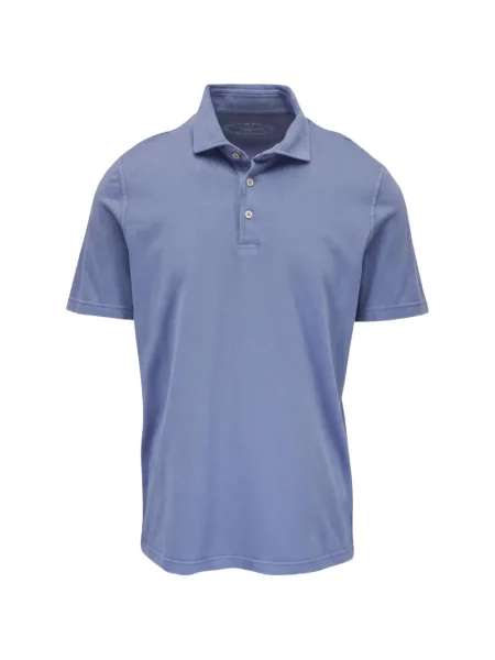 Scurt tricou polo Fedeli albastru
