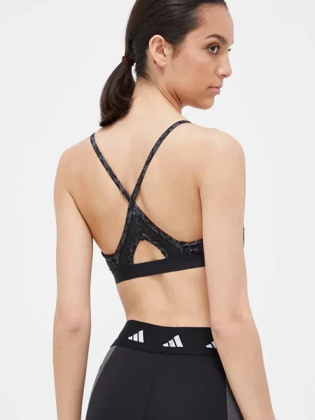 Sportovní podprsenka adidas Performance Aeroreact černá