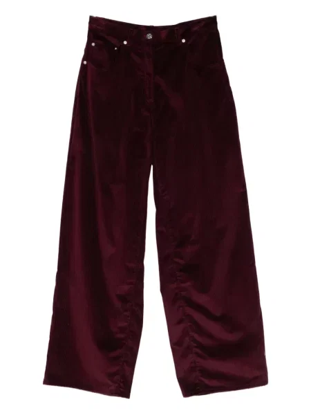 Pantaloni N°21 de catifea cord roșu