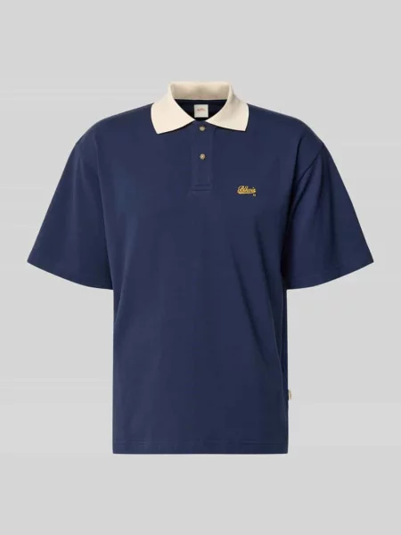Koszulka polo z piki o kroju regular fit z wyhaftowanym logo Blkvis