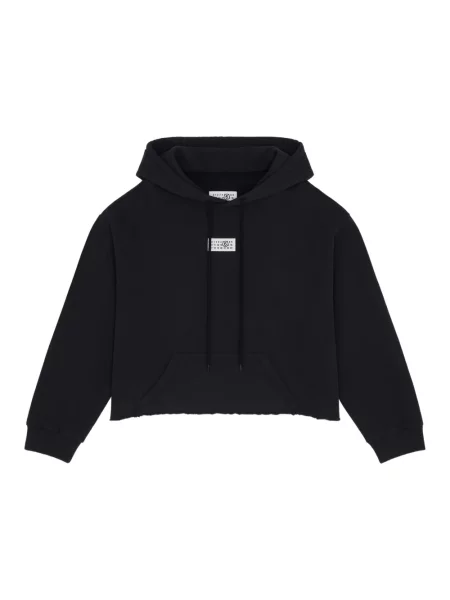 Bluza z kapturem Mm6 Maison Margiela czarna