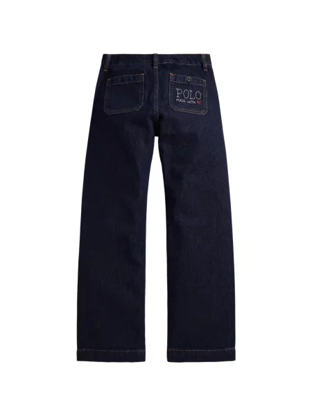 Jeansy dzwony dziecięce Polo Ralph Lauren niebieskie