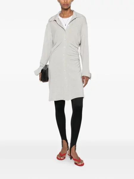 Rochie mini Toteme cu volane gri