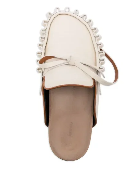 Papuci tip mules Jw Anderson din piele