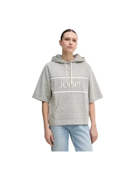Bluza z kapturem Joop! z kapturem szara