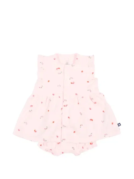 Sukienka dziecięca Petit Bateau różowa