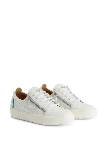 Sneakerși Giuseppe Zanotti din piele alb