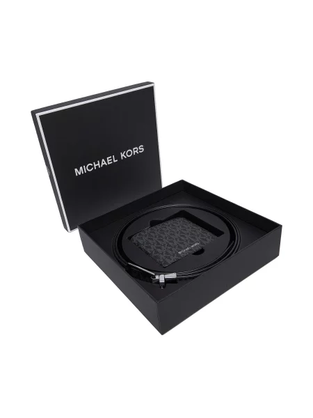 Набір гаманець і ремінь MICHAEL Michael Kors чорний