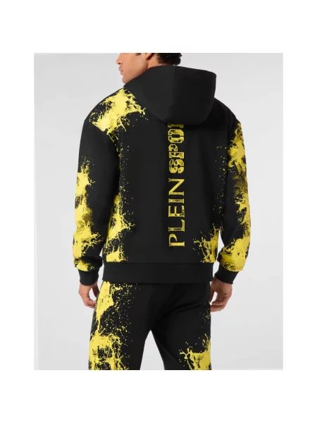 Bluza z kapturem Plein Sport czarna