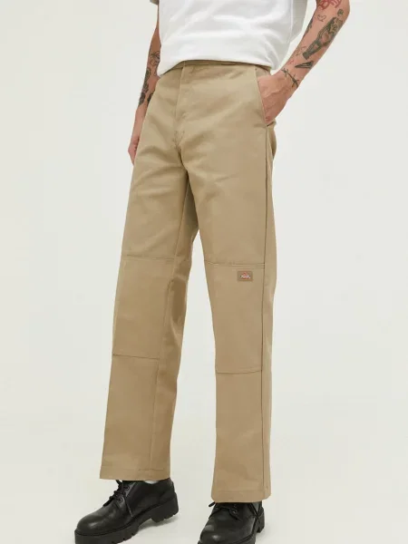 Kalhoty Dickies zelená jednoduché béžové