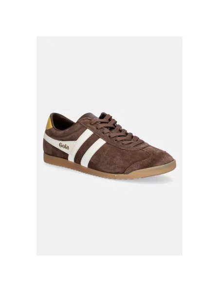 Sneakersy Gola zamszowe brązowe