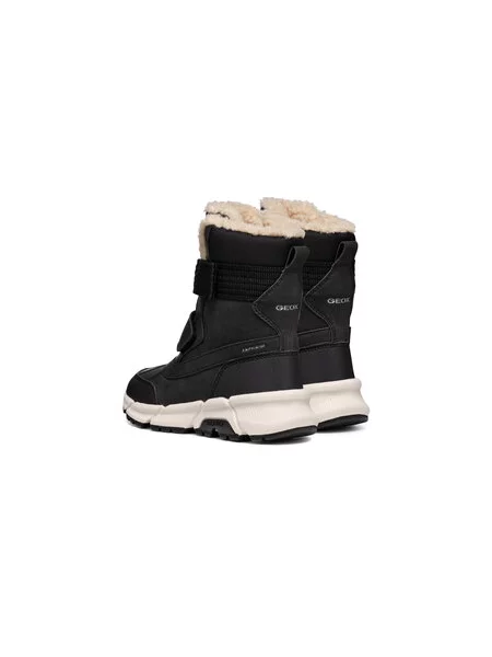 Čizme za snijeg Geox J Flexyper Plus Boy M crna