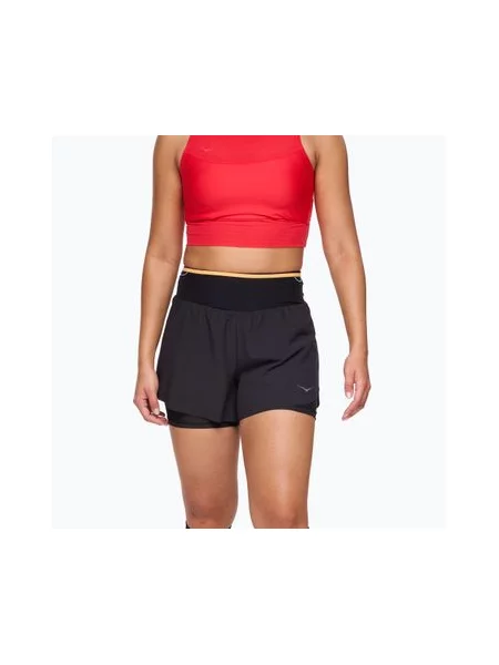 Шорти для бігу HOKA Skyglide black чорні