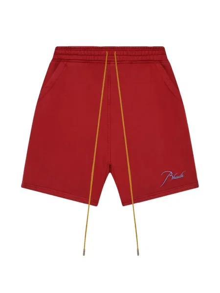 Pantaloni scurți Rhude cu imagine roșu