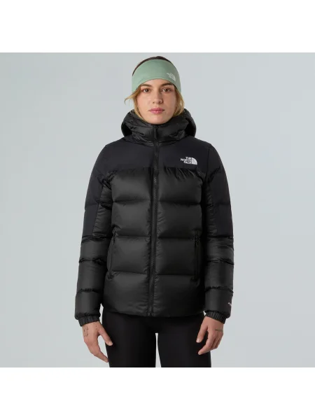 Geacă cu puf pentru femei The North Face Diablo Down Hooded black heather/black negru