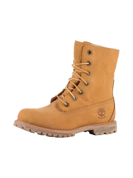 TIMBERLAND Ghete cu șireturi Authentics coniac maro