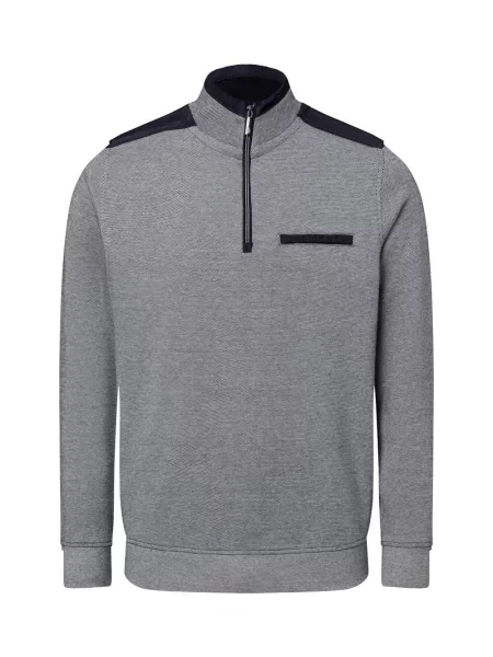 Andrew James Bluza Mężczyźni jednolity M niebieski